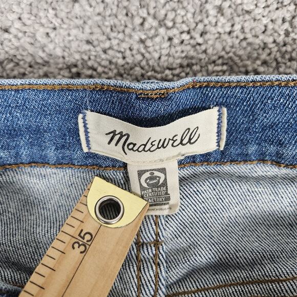 Madewell Jeans Womens 26 Blue Stovepipe Ditmas Wash Straight Stretch Normcore - Picture 3 of 16